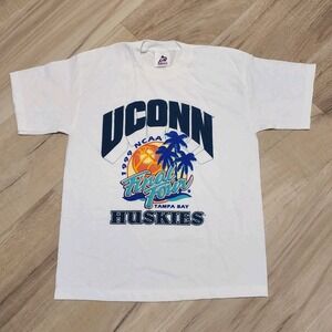UCONN HUSKIES BASKETBALL SHIRT YOUTH XL VINTAGE 1999 RARE FINAL FOUR CHAMPIONS